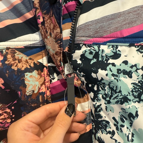 FP Movement Free People Bunny Slope Printed Jacket Puffer Jacket Size Large - Picture 4 of 4